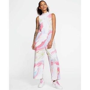 NWT Nike Sportswear Jersey Tie Dye Jumpsuit